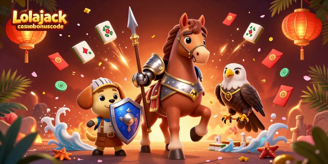 Experience the thrill of Lolajack casinobonuscode bonuses with our 3D medieval casino scene featuring vibrant elements.