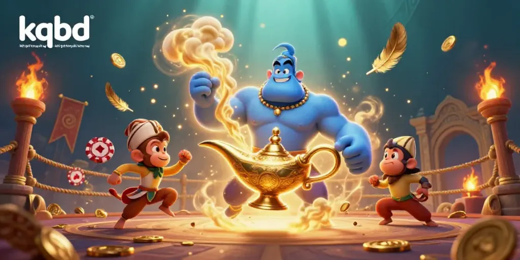 Experience kqbd - kết quả bóng đá trực tuyến - kết quả bóng đá hôm nay with engaging characters and dynamic casino elements in this vibrant illustration.