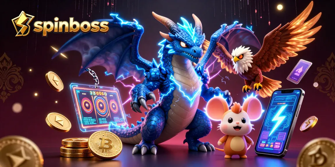 Experience thrilling adventures at SpinBoss Casino with dynamic slots and crypto excitement.