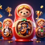 Experience the excitement of lolajack casino with vibrant 3D characters and engaging slot elements.