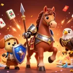 Experience the thrill of Lolajack casinobonuscode bonuses with our 3D medieval casino scene featuring vibrant elements.