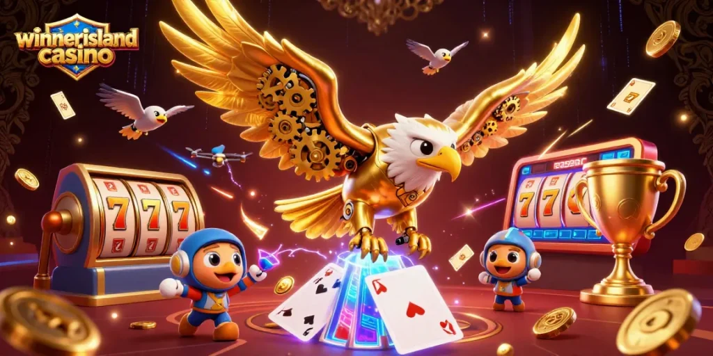 Experience winnerislandcasino with thrilling gaming action and rich visual elements in 3D.