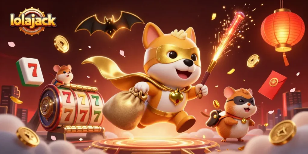 Experience thrilling gameplay at lolajack with exciting slots and golden winnings!